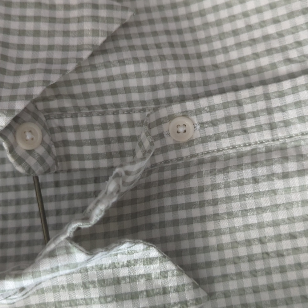 OAK + FORT COLLARED MINI GINGHAM DRESS - Picture 10 of 13